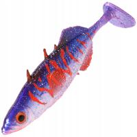 Guma MIKADO REAL FISH STICKLEBACK ripper OKOŃ SANDACZ 8cm BLOODY VIOLET
