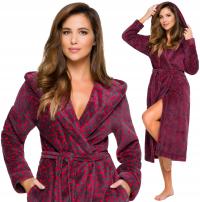 ДЛИННЫЙ ТЕПЛЫЙ ПУХОВЫЙ ЖЕНСКИЙ ХАЛАТ ПОДОМКА