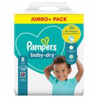 Pampers Baby Dry размер 8 Jumbo Pack 52 шт Великобритании