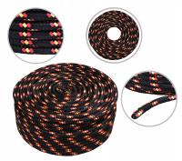 Полипропиленовая веревка плетеная веревка Черная прочная 6 мм 30 м