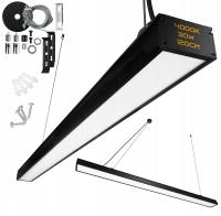 Lampa LED Sufitowa Wisząca Liniowa Biurowa Plafon na linkach 120cm 30W NW