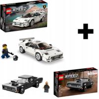 LEGO SPEED CHAMPIONS LAMBORGHINI COUNTACH 76908 + LEGO 76912 ZESTAW PREZENT