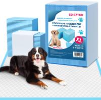 PODKŁADY CHŁONNE HIGIENICZNE MATY JEDNORAZOWE DO PRZEWIJANIA 90x60 - 100szt