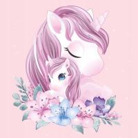 Наклейка на столик IKEA lack Unicorn