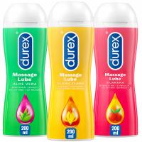 Набор из 3 DUREX 2in1 иланг гуарана алоэ интимный гель