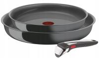 Patelnia Tefal Ingenio L2619102, 2 Elementy Szary Aluminium