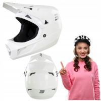 Kask rowerowy DH Shot Rogue white XL