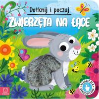 Прикоснитесь и почувствуйте. Животные на лугу. Сенсорная книга