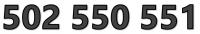 502 550 551 ORANGE STARTER ZŁOTY ŁATWY PROSTY NUMER KARTA SIM GSM PREPAID