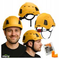 Промышленный защитный шлем вентилируемый рабочий шлем желтый PROTEKT ATRA 40V