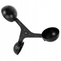 LEKKI ALUMINIOWY CZARNY CZUJNIK PRZEPŁYWU POWIETRZA DO WIATR