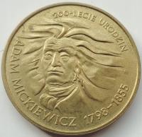 1998 - 2 złote GN - Adam Mickiewicz
