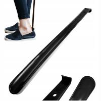 Ложка для обуви для обуви прочная дорожная длинная 50 см черная