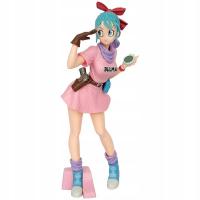 Anime Cartoon Dragon Ball Z 25cm Bulma PVC figurka śliczna statua Model fig