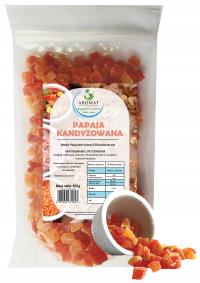 Papaja Kandyzowana Kostka 500g AROMAT 0,5kg