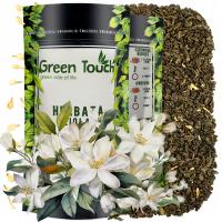 Зеленый жасминовый чай gunpowder аромат жасмина