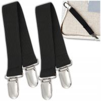 Klipsy Do Naciągania Prześcieradła Klamerki Zapinki 2 szt Mocne Naciągające