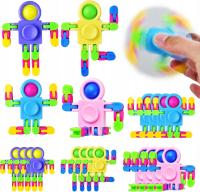 Fidget spinner zabawka sensoryczna antystresowa upominki dla dzieci 16szt