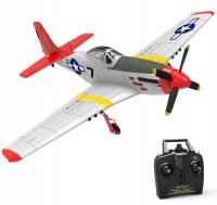 Volantex RC Samolot Mustang P51D 750mm Warbird z żyroskopem 768-1 RTF Red