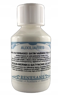 Renesans Medium + Werniks satynowy do akryli 100ml