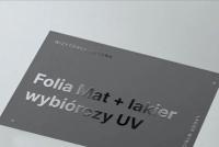 Wizytówki lakierowane 3D | 500 sztuk PROJEKT | SOFT TOUCH PREMIUM