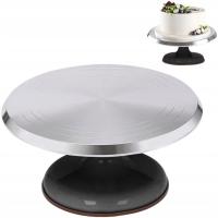 Большая вращающаяся пластина металлическая пластина профессиональная для торта торт Ø 25 см