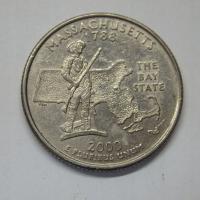 Quarter Dollar, USA, Massachusetts, 2000r. X9915