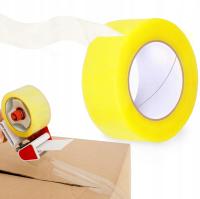 TAŚMA KLEJĄCA PAKOWA MOCNA BEZBARWNA BIUROWA SAMOPRZYLEPNA PRZEŹROCZYSTA