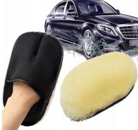 Rękawica do mycia pojazdów Rękawica do mycia samochodu Uniwersalna, miękka, wielokrotnego użytku, czarna