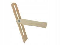 Kątownik drewniany stolarski regulowany składany