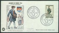 a1507 Francja Paris 1961 r FDC - Listonosz 1760 poczta