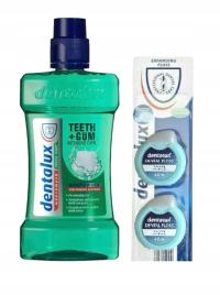 DENTALUX EXPANDING FLOSS MIĘTOWA PĘCZNIEJĄCA NIĆ DENTYSTYCZNA !!! 2 x 40m