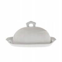 MASELNICA CERAMICZNA 20x10x9,5cm TADAR BIAŁA