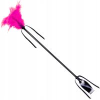 Перышко для щекотки и шлепки латексный БДСМ игровой гаджет 48 см