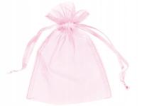10шт 10x15 светло-розовый Розовый органзы мешки для Рождества свадьба подарок