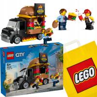 LEGO CITY 60404 CIĘŻARÓWKA Z BURGERAMI + GRATIS TORBA LEGO PREZENT ŚWIĘTA