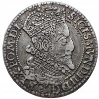 Zygmunt III Waza, szóstak 1599 Malbork DUŻA GŁOWA - PATYNA