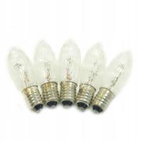 ŻARÓWKI CHOINKOWE DO ŚWIECZNIKÓW ADWENTOWYCH 34V 3W E10 BIAŁE