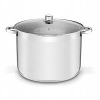 Простой стальной горшок гастрономический индукционный газ высокий Тадар 20 литров