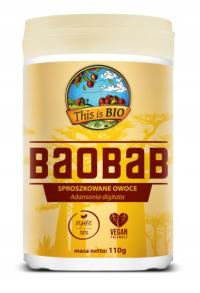 Baobab BIO Naturalne Źródło Witaminy C Sproszkowane Owoce