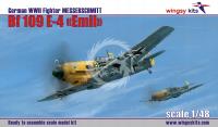 MESSERSCHMITT Bf 109 E-4 WINGSY KITS D5-10 skala 1/48