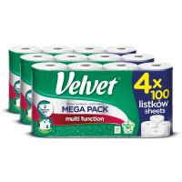 Velvet ręczniki papierowe Mega pack 3x4 rolki 2W