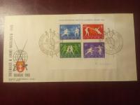 POLSKA Blok 38 FDC 1963 MŚ Gdańsk (2)