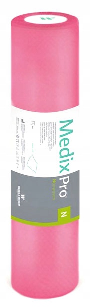 Prześcieradło celulozowe MedixPro L60N-50-R 60x50m różowy