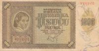 [MB14798] Chorwacja 1000 kun 1941