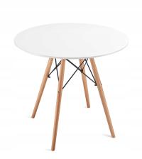 Скандинавский стол гостиная DSW круглый обеденный комната кухня 80 см x 75 см