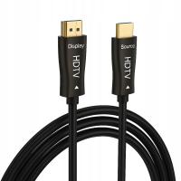 KABEL HDMI 2.1 OPTYCZNY 8K 60HZ 4K 120HZ AGOG 15M