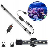 Аквариум светодиодные трубки белый свет 30 LED водонепроницаемый кронштейн 10W 48cm