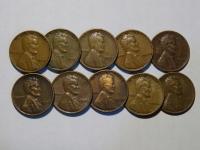 10 monet USA 1 cent do 1950 roku-L001