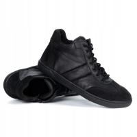 Buty barefoot minimalistyczne skórzane WASAK 0802W czarne